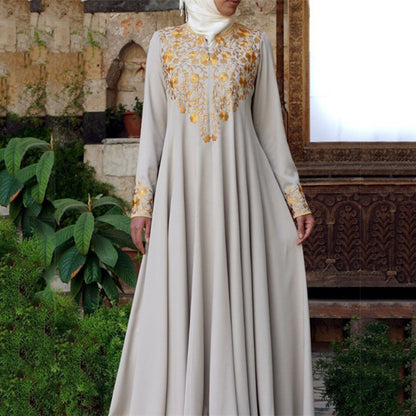 A long dress printed fashion dress