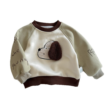 A children's fleece sweater