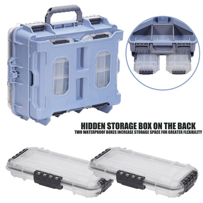 A Waterproof Fishing Toolbox – Double-layer, Large Storage for Lures & Accessories