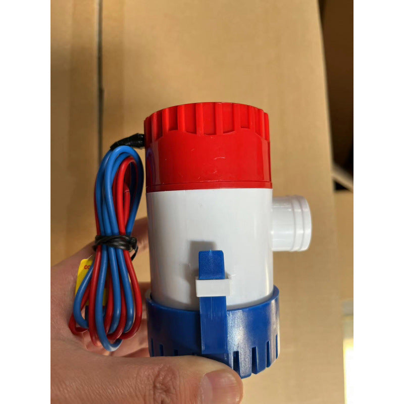 A Bilge Pump, Marine Drainage Pump, DC Submersible Pump, Micro Water Pump 1100gph Gallon RV Water Supply Pump