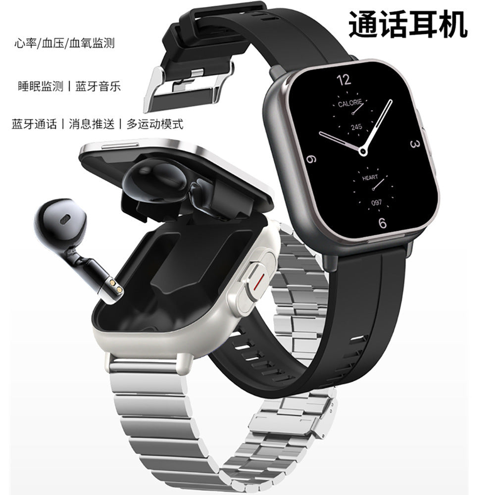 A New D8 Bluetooth Call 2-in-1 Bluetooth Headset Smart Watch Sports Fashion Couple Ladies Phone Watch