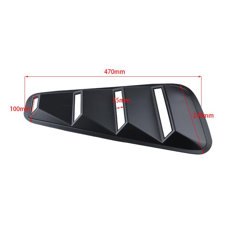 A Fits 2005-2014 Ford Mustang Side Window Vent Panels