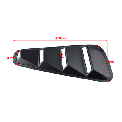 A Fits 2005-2014 Ford Mustang Side Window Vent Panels