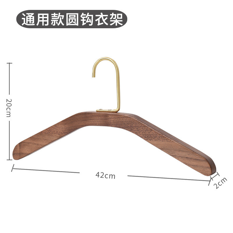 A black walnut solid wood hanger pants rack