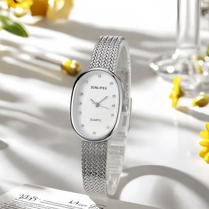 A sunlifex cross-border explosion small plate oval gold wheat ear strap simple