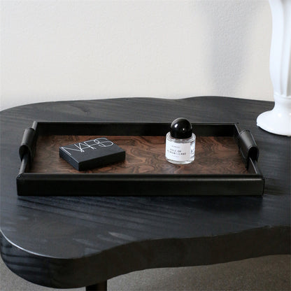 A volcanic grain tray wooden tray