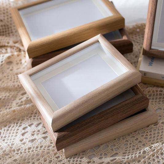 A hollow photo frame tea specimen frame three-dimensional hollow table