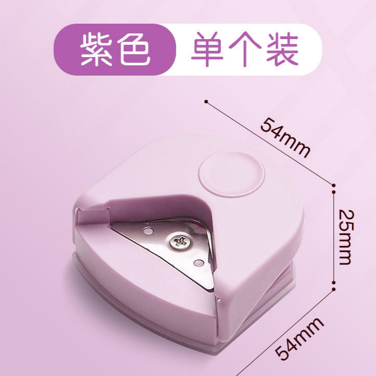 A fillet R4 chamfer paper cardboard photo fillet plastic sealing film fillet card right angle sharp corner cutter