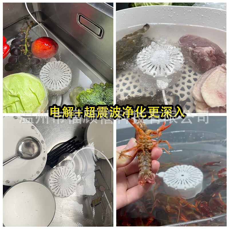 A fruit  washing machine