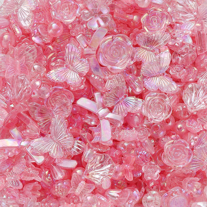 A acrylic mixed AB color beads beaded accessories, handmade DIY children's bracelets, necklaces, mobile phone chain accessories - Mixbatch