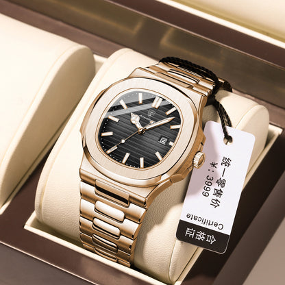 Xīnkuǎn fángshuǐ shuāng rìlì nán xuéshēng wàimào xiūxián shíshàng yùndòng shíyīng biǎo 930 24 / 5,000 New waterproof dual calendar male student foreign trade leisure fashion sports quartz watch 930