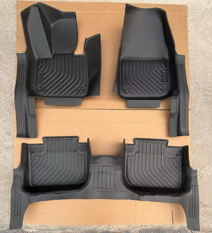 A  car waterproof floor mat