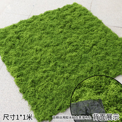 A simulated moss turf bionic artificial fake moss micro-landscape arrangement ornament lawn bonsai potted plant pavement landscaping