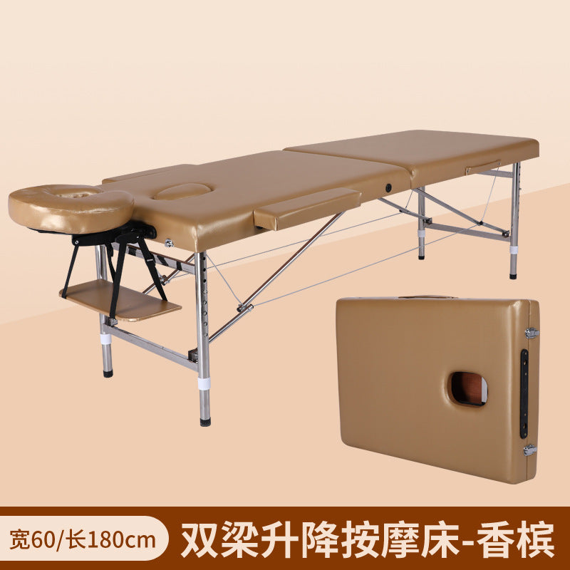 A  Adjustable massage table folding portable
