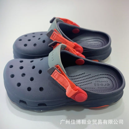 A children's shoes small trin hole shoes popular CROS boys and girls soft-soled outdoor beach non-slip cool slippers