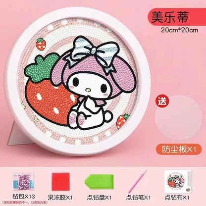 A diamond sticker paste point diamond painting toy little girl handmade children DIY - Mixbatch