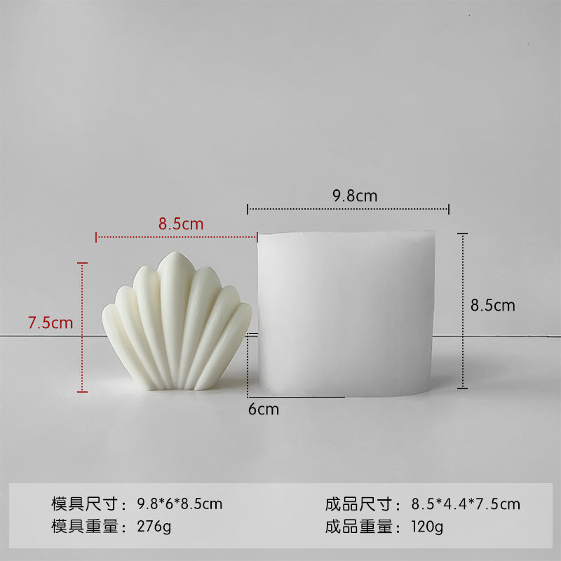 A shell silicone mold