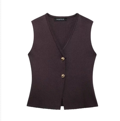 A vest vest skirt set