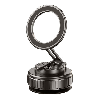 A vacuum magnetic mobile phone holder