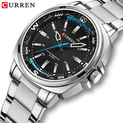 A  the new 8455 simple foreign trade hot-selling watch men's watch fashion casual personality popular - Mixbatch
