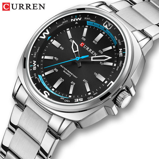 A  the new 8455 simple foreign trade hot-selling watch men's watch fashion casual personality popular - Mixbatch