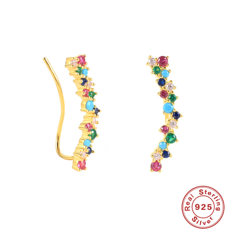 A S925 silver stud earrings