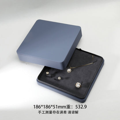 A leather jewelry box