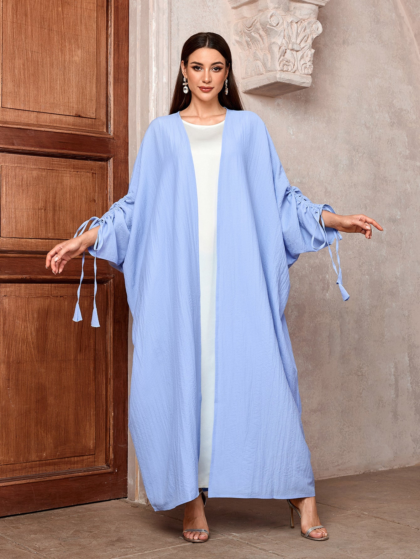 Middle East Women's Fashion New Cardigan Robe Dubai Saudi Arabia Muslim Dress Long - Mixbatch
