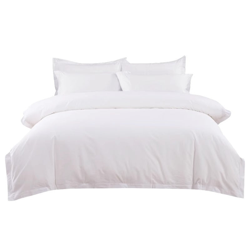 A hotel linen four-piece cotton set OEM LOGO