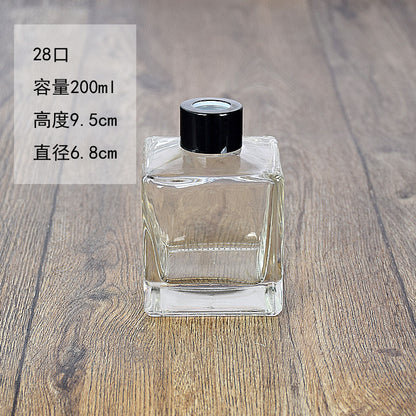 A Aromatherapy bottle square round 100ml rattan fireless aromatherapy volatile bottle perfume glass bottle
