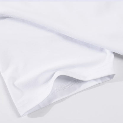 A Cross-border solid color blank milk silk modal hot sublimation transfer advertising shirt children's polyester T-shirt men's short sleeves - Mixbatch