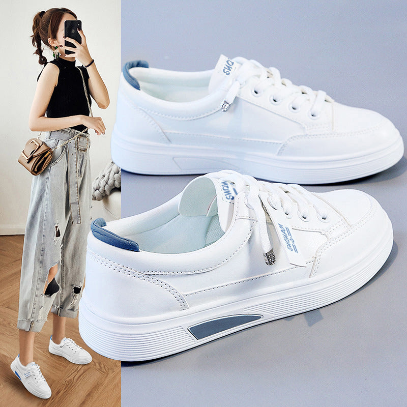 K1001 small white shoes shoes student casual shoes running shoes  0.8kg - Mixbatch
