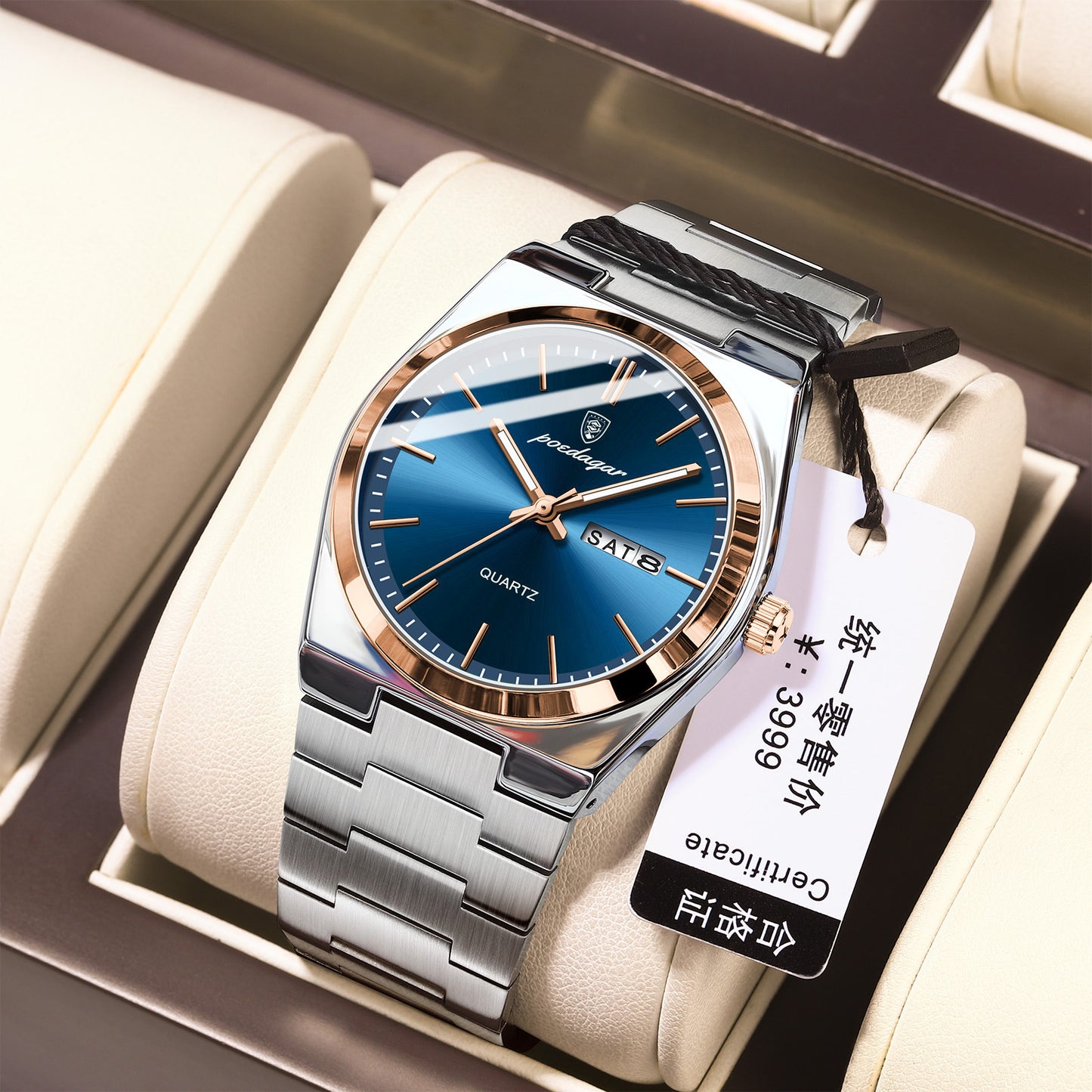 Xīnkuǎn fángshuǐ shuāng rìlì nán xuéshēng wàimào xiūxián shíshàng yùndòng shíyīng biǎo 930 24 / 5,000 New waterproof dual calendar male student foreign trade leisure fashion sports quartz watch 930