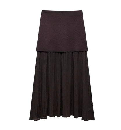 A vest vest skirt set