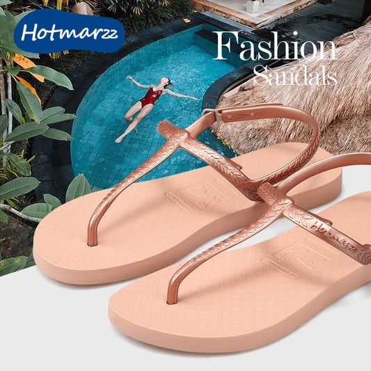 A Hotmarzz, the new Internet celebrities ins tide non-slip sandals women's beach shoes fashion sandals summer
