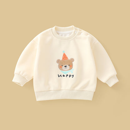 A children's long-sleeved sweater