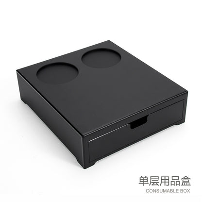 Acrylic hotel toiletries storage box bathroom sink disposable toothbrush storage box tray tissue box