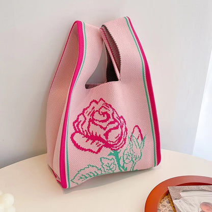 A small bag knit bag handbag