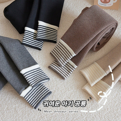 A children's winter fleece leggings