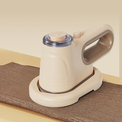 A portable hand-held ironing machine steam iron
