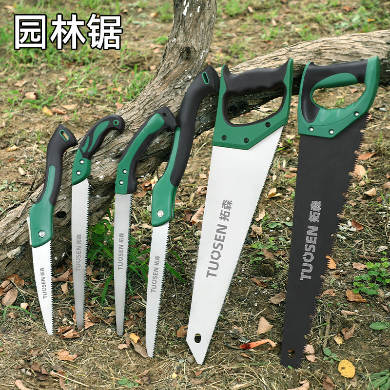 拓森五金工具特氟龙手板锯多功能折叠锯木工手锯果树修枝园林锯子