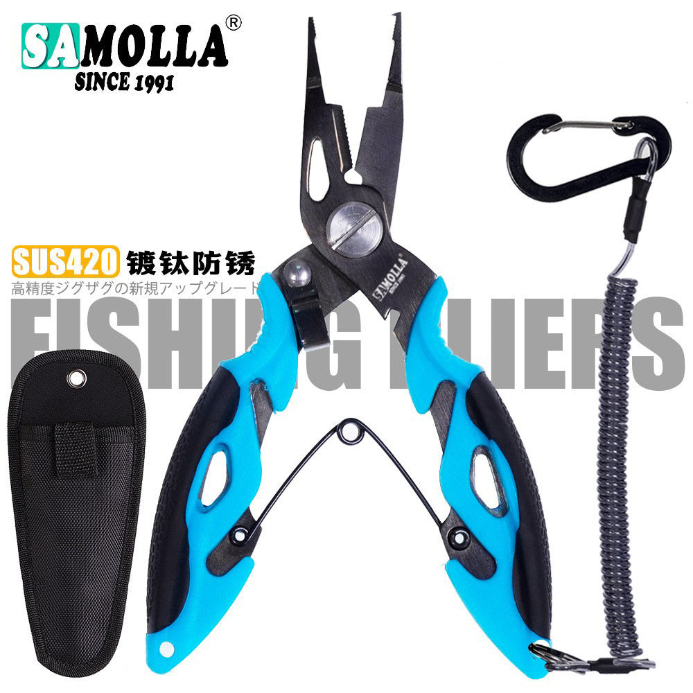 A Mini Fishing Pliers – Stainless Steel Head with Key Ring
