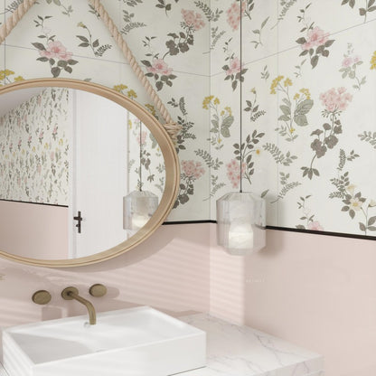 A 600 × 1200 flower tile wall tile
