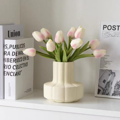 A ceramic vase ornament