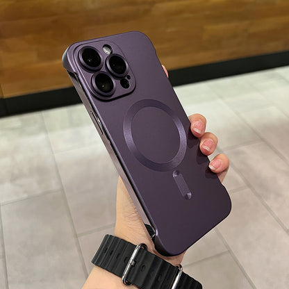 A Magnetic borderless phone case