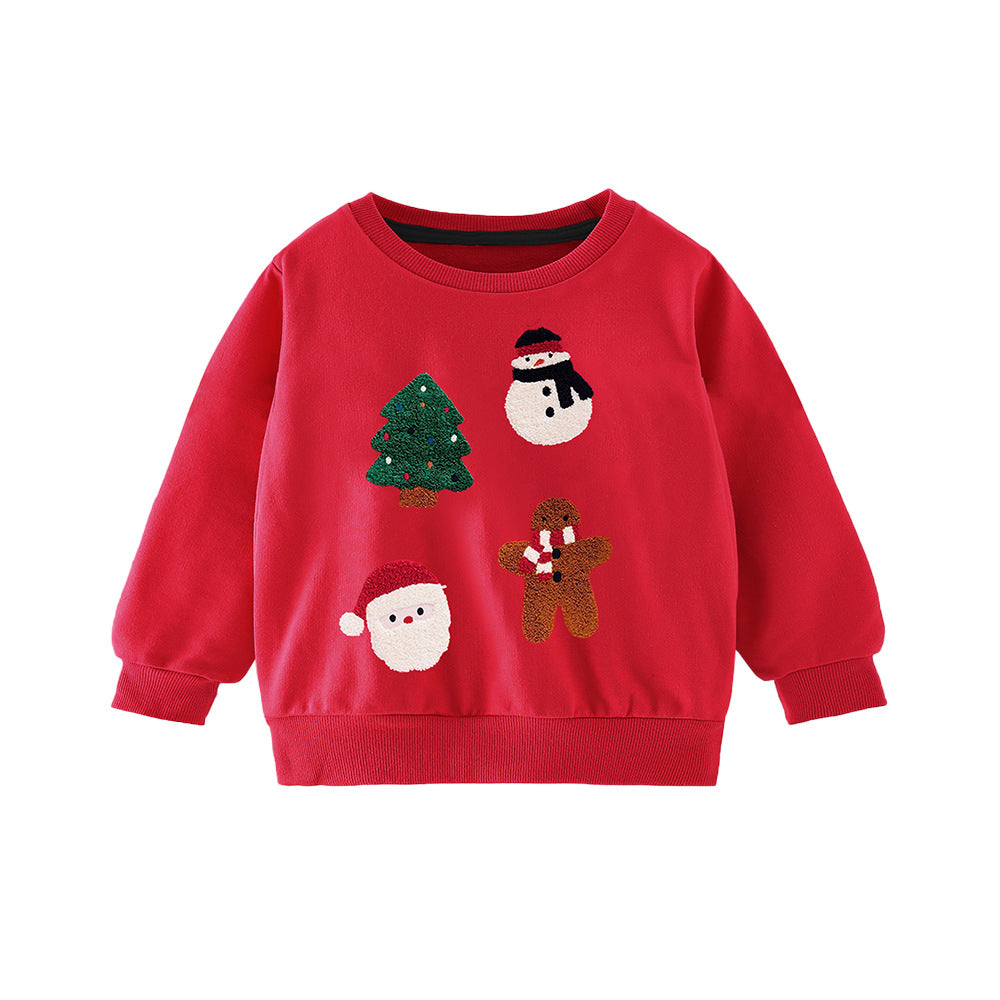 A children's long-sleeved sweater