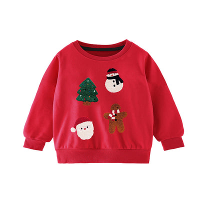 A children's long-sleeved sweater