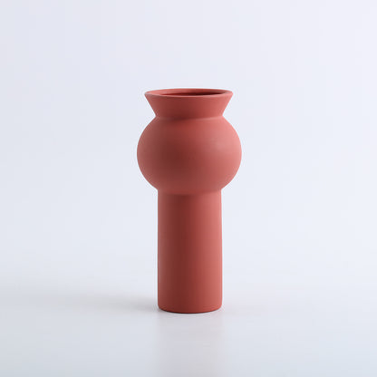 A ceramic vase decorative ornament