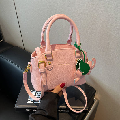 A messenger bag handbag