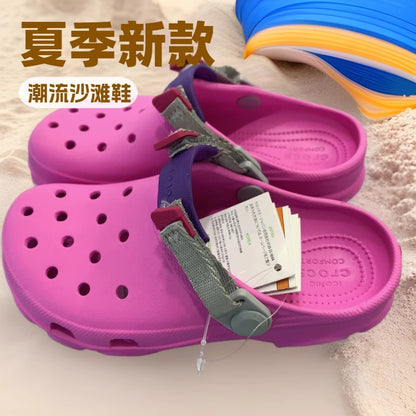 A children's shoes small trin hole shoes popular CROS boys and girls soft-soled outdoor beach non-slip cool slippers